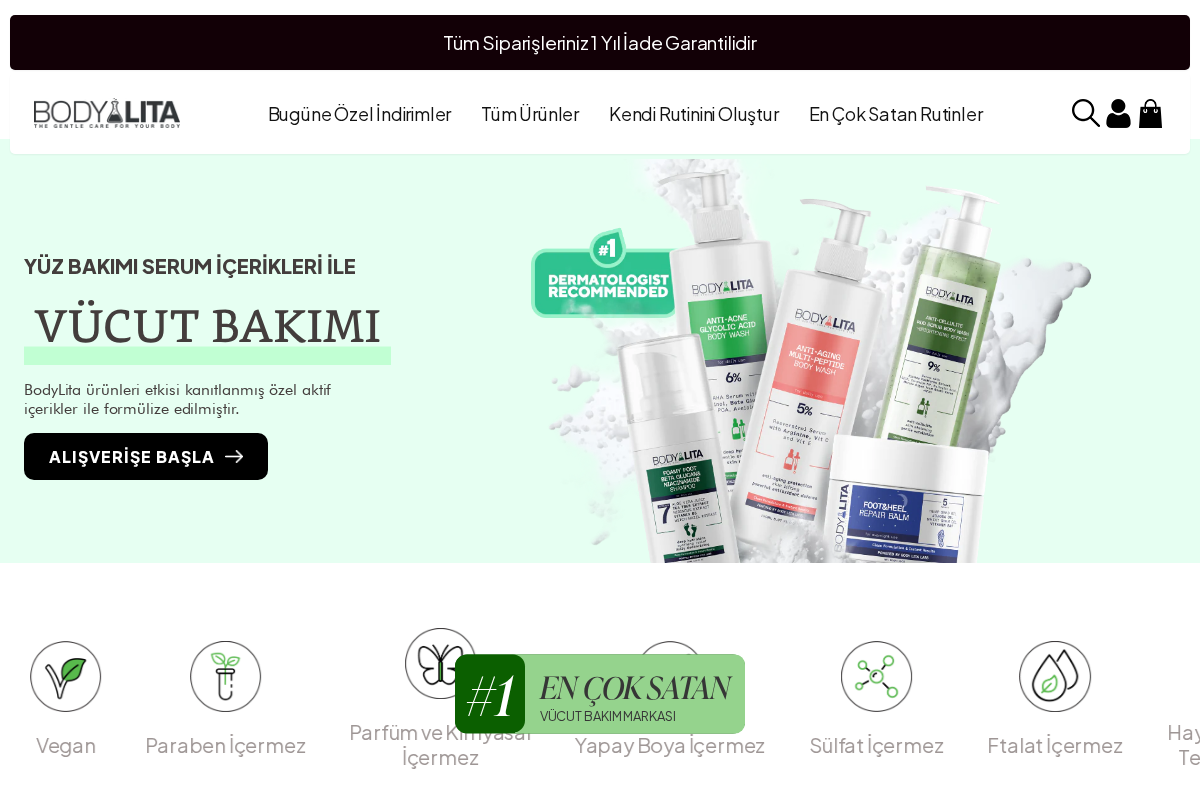 Bodylita homepage screenshot