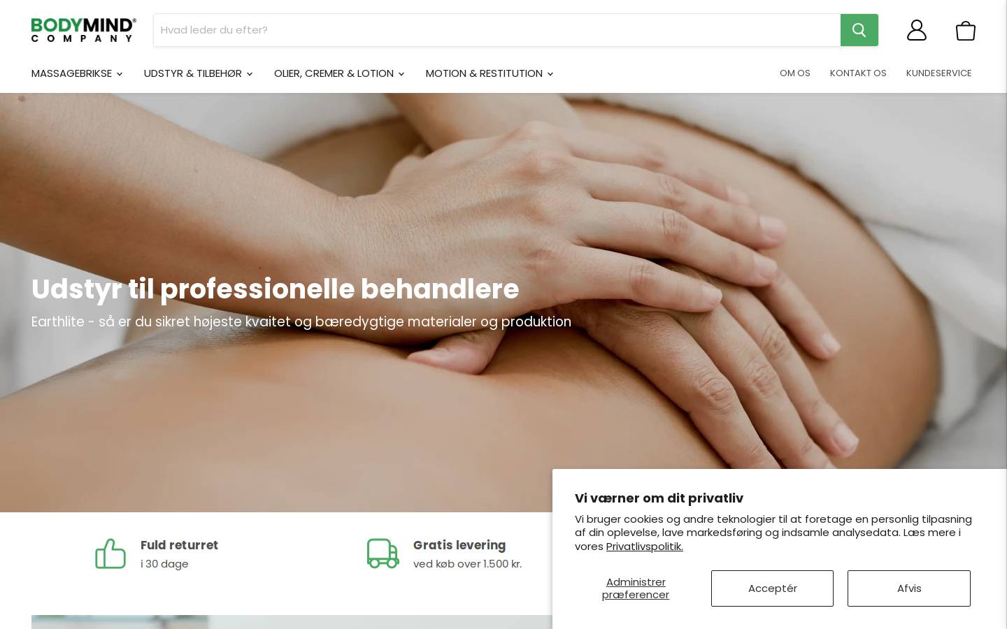 BodyMindCompany homepage screenshot
