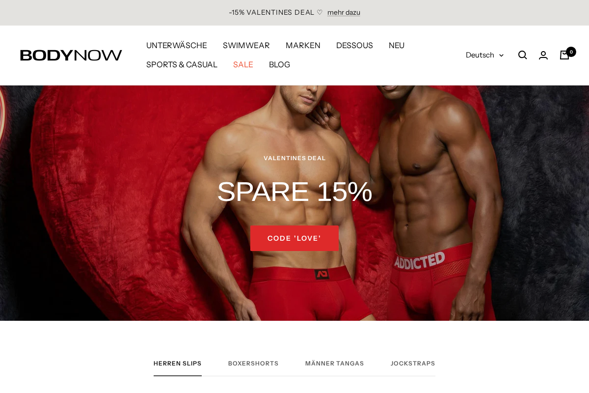 bodynow.de homepage screenshot