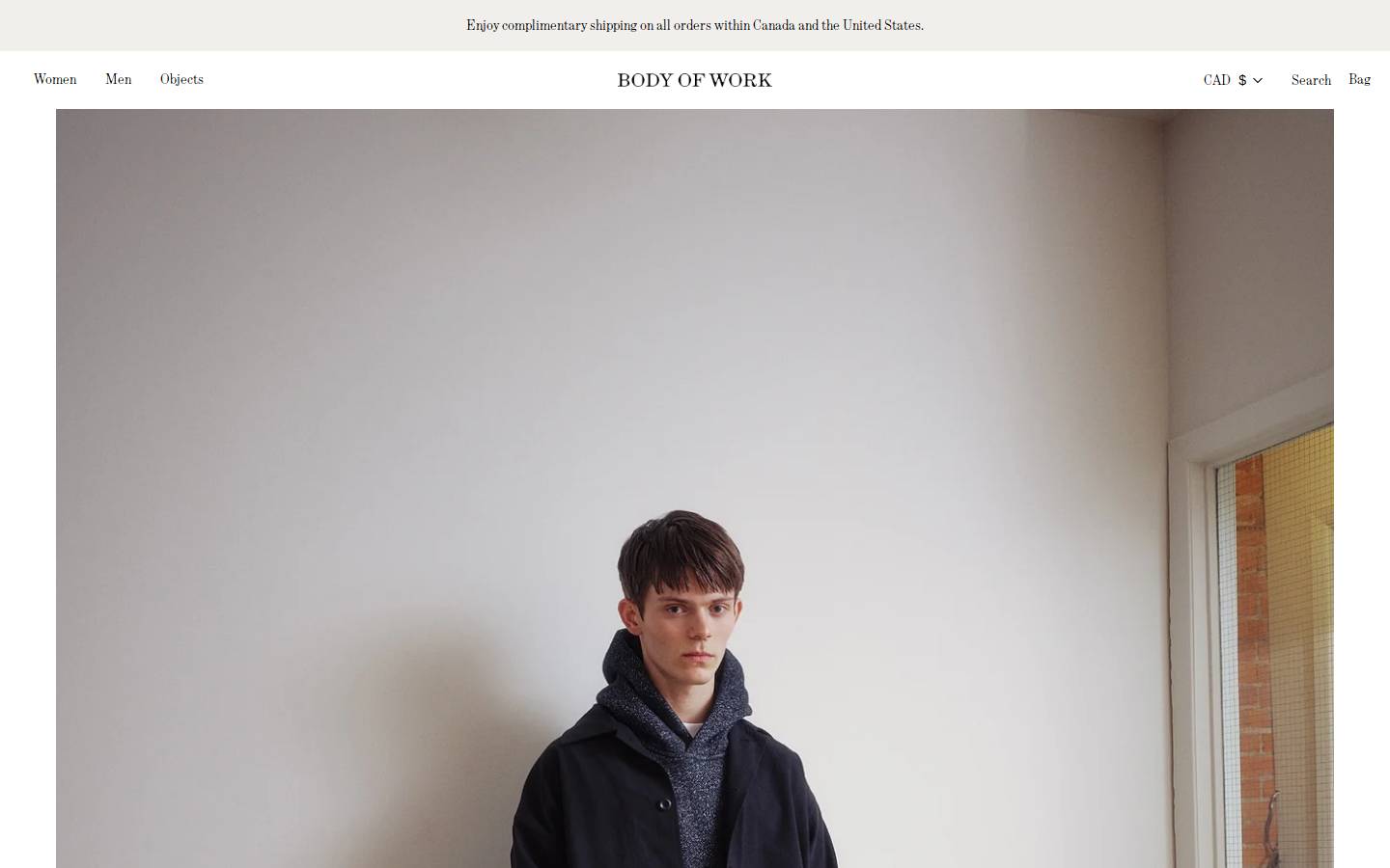 bodyofwork-studio.com homepage screenshot