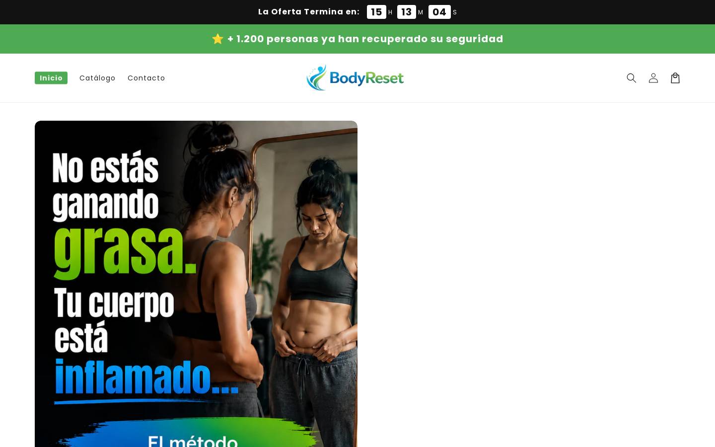 bodyreset.es homepage screenshot