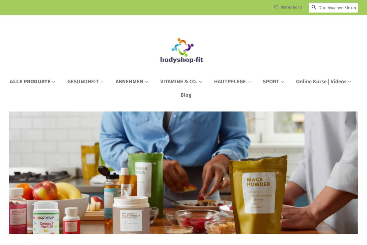 bodyshop-fit.de homepage screenshot