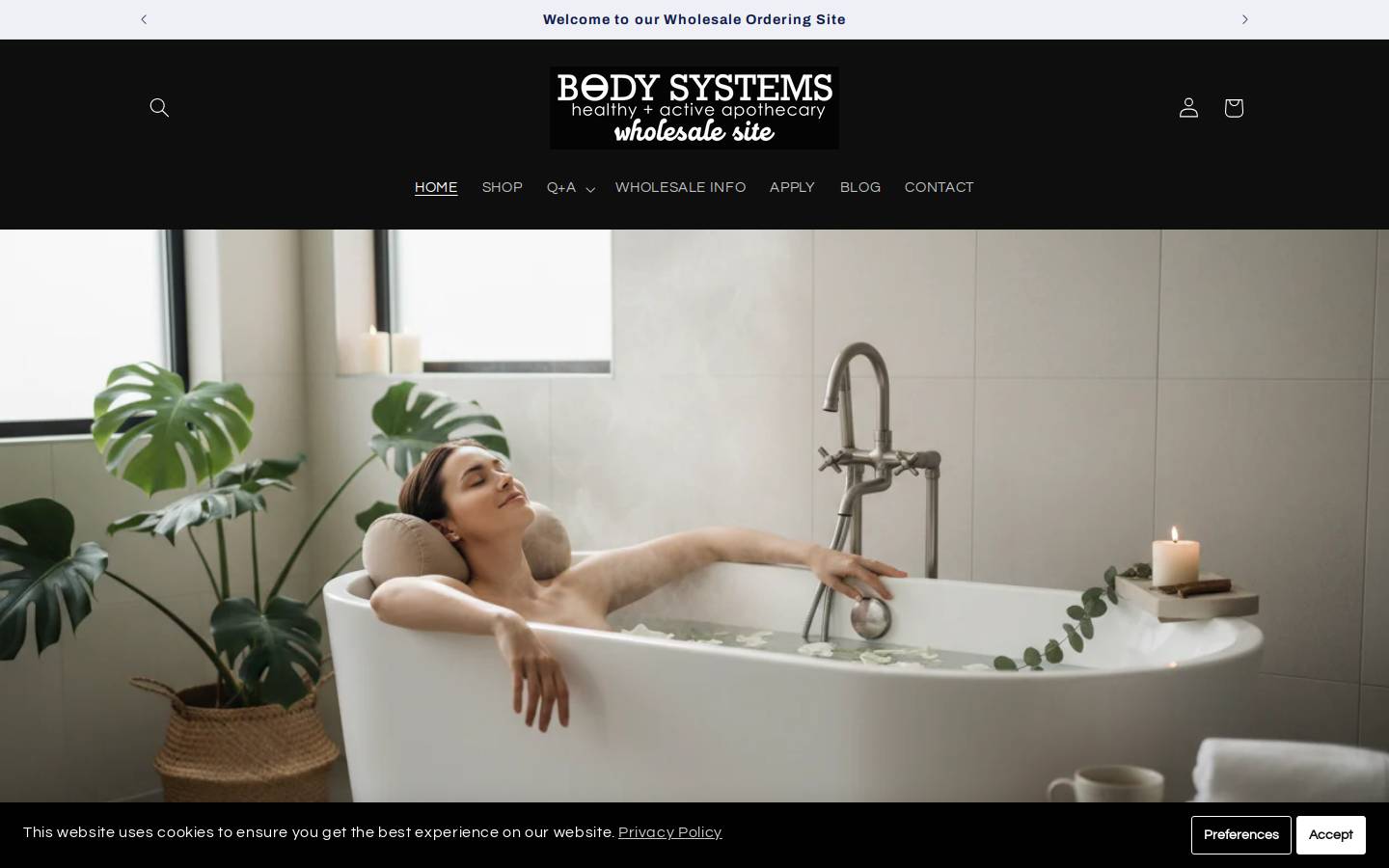 bodysystemspro.com homepage screenshot