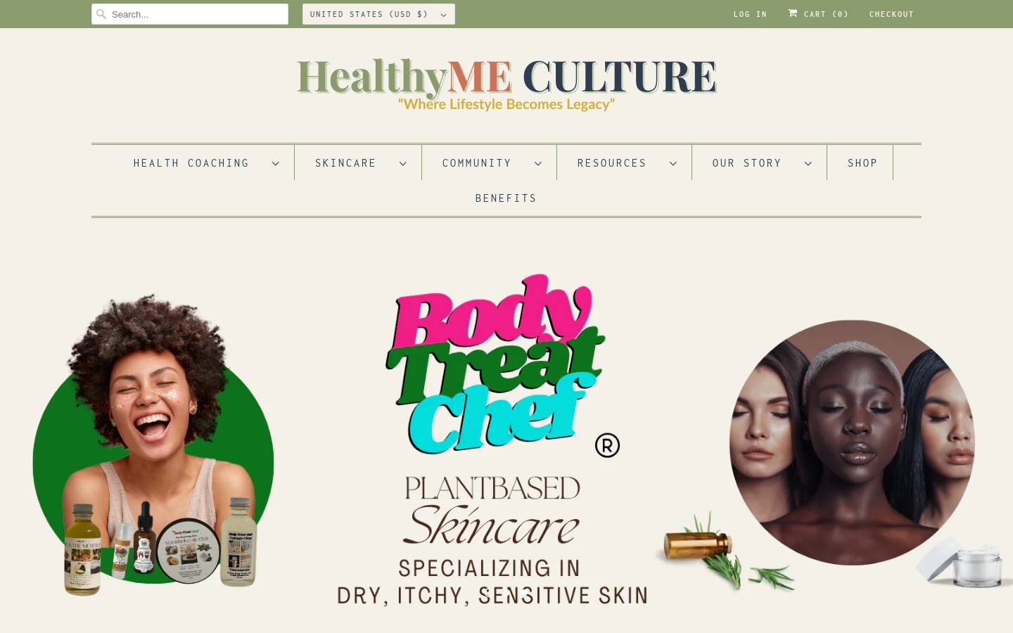 bodytreatchef.com homepage screenshot