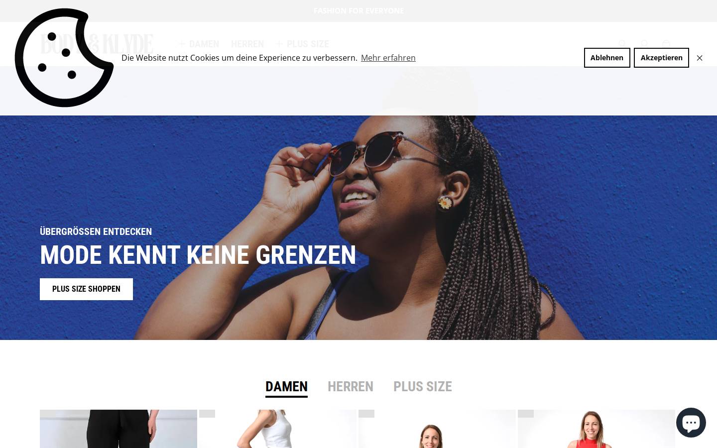 bodyundklyde.de homepage screenshot