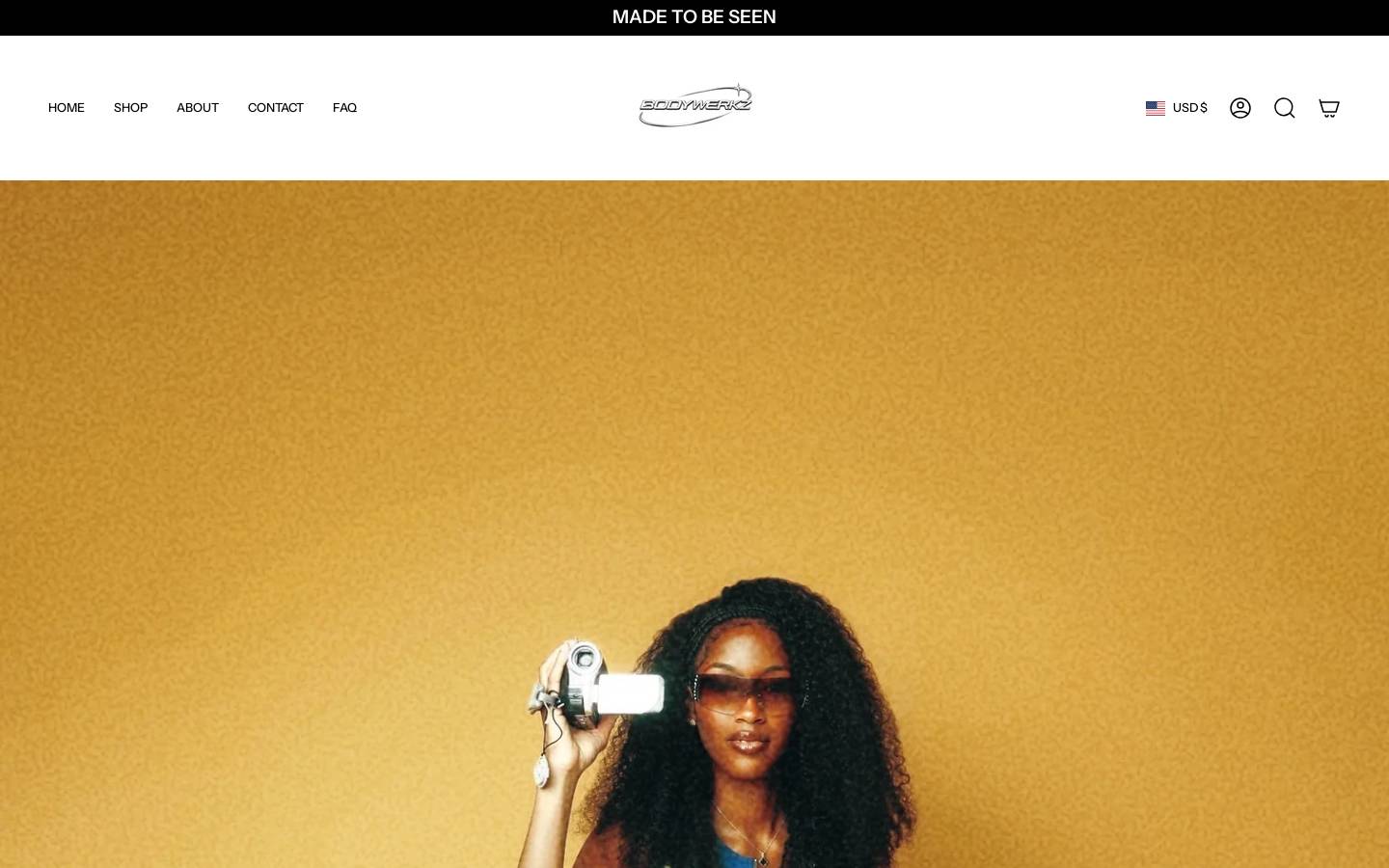 bodywerkzactivewear.com homepage screenshot