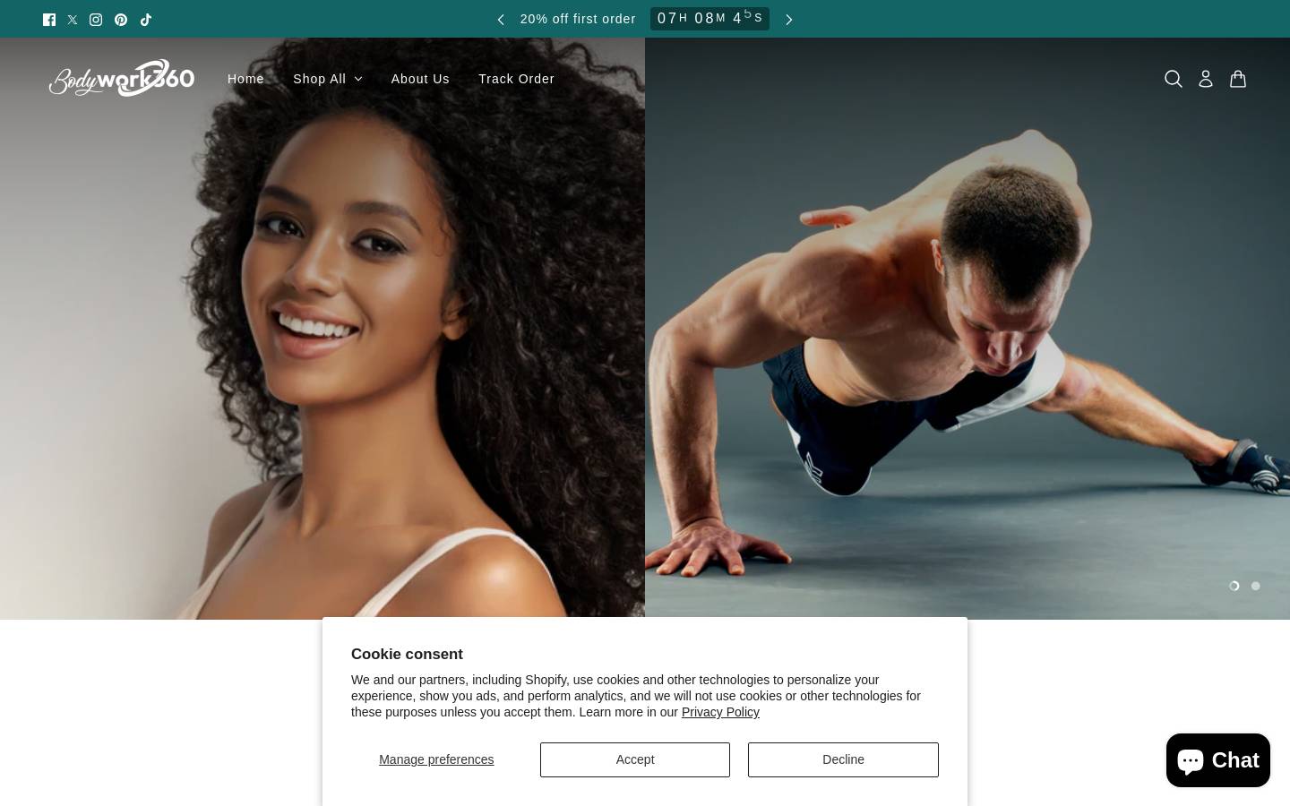 bodywork360.com homepage screenshot
