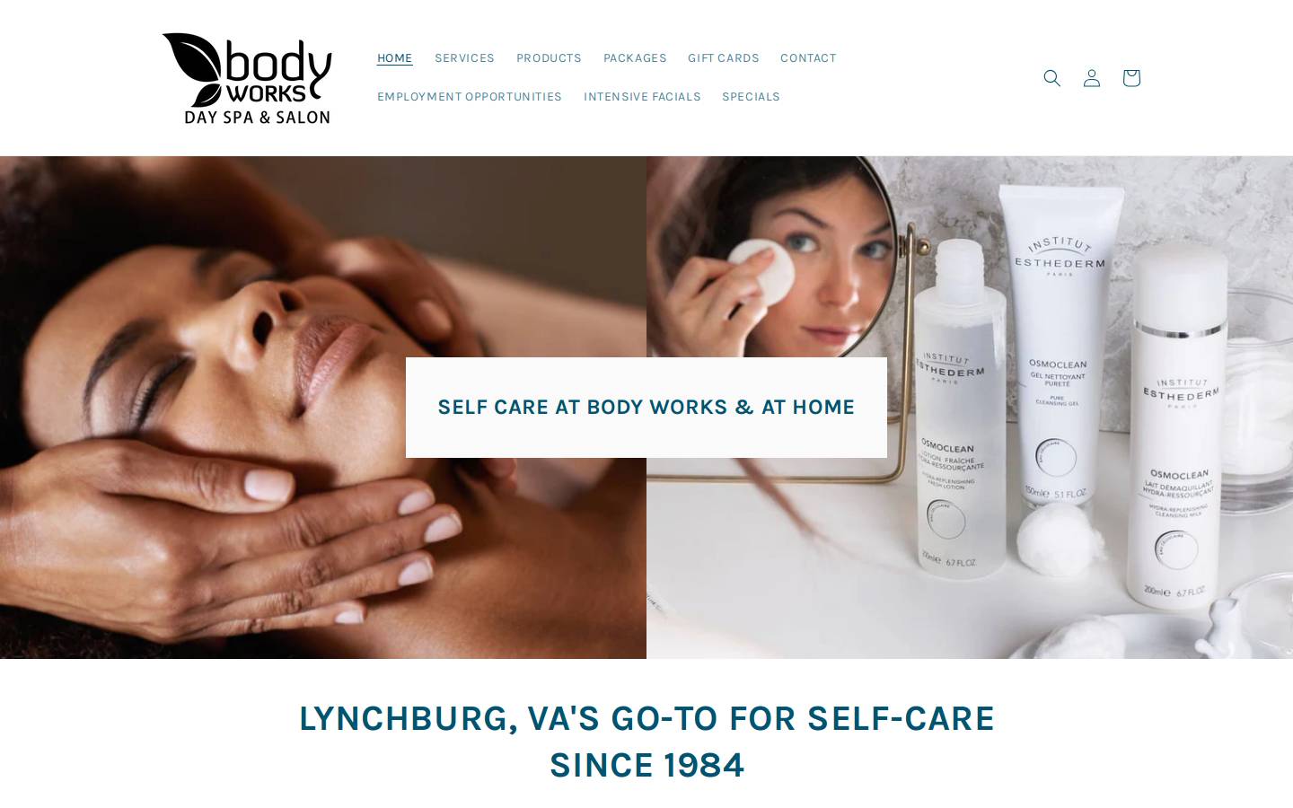 bodyworkslynchburg.com homepage screenshot