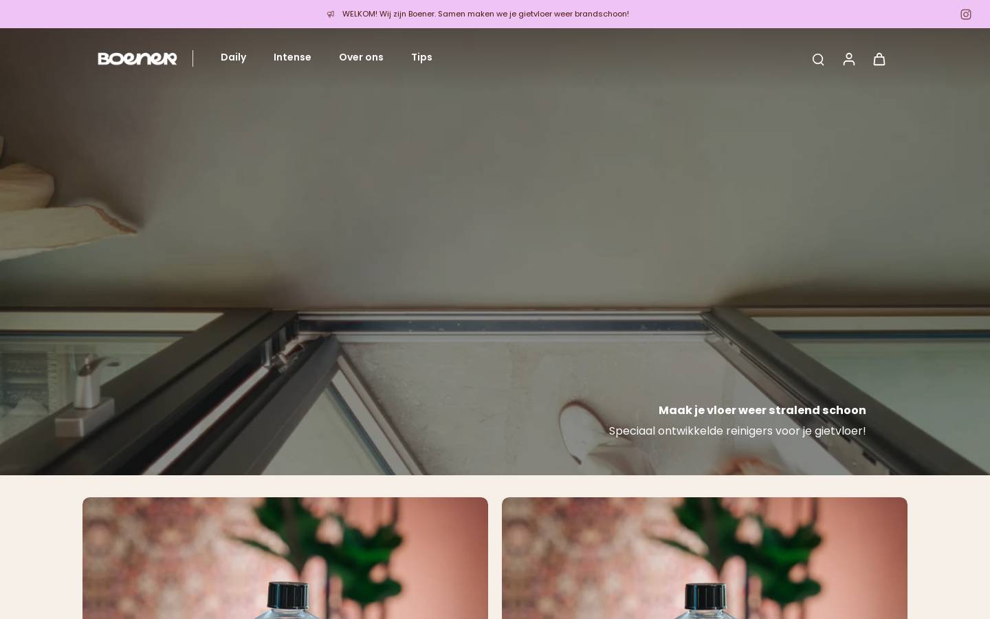 boener.nl homepage screenshot
