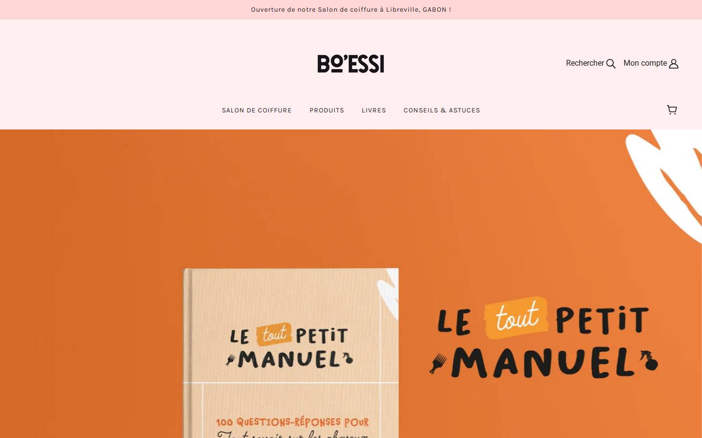 boessibeauty.com homepage screenshot