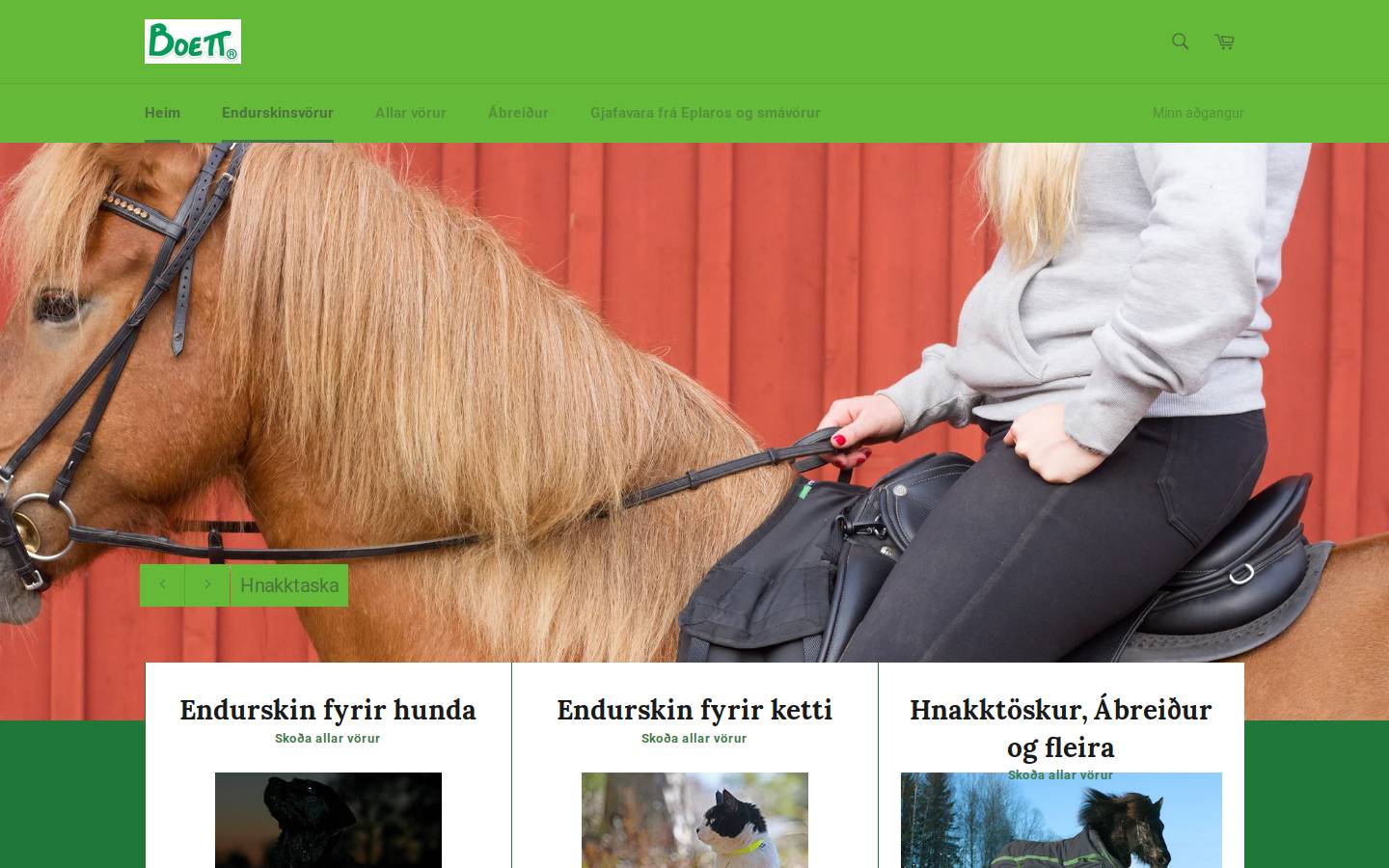 boetticeland.com homepage screenshot