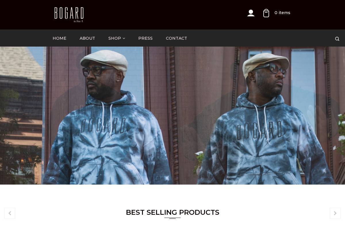 bogardbymikeb.com homepage screenshot