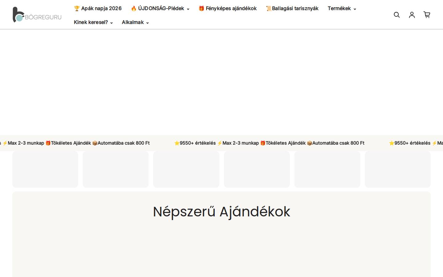 bogreguru.hu homepage screenshot