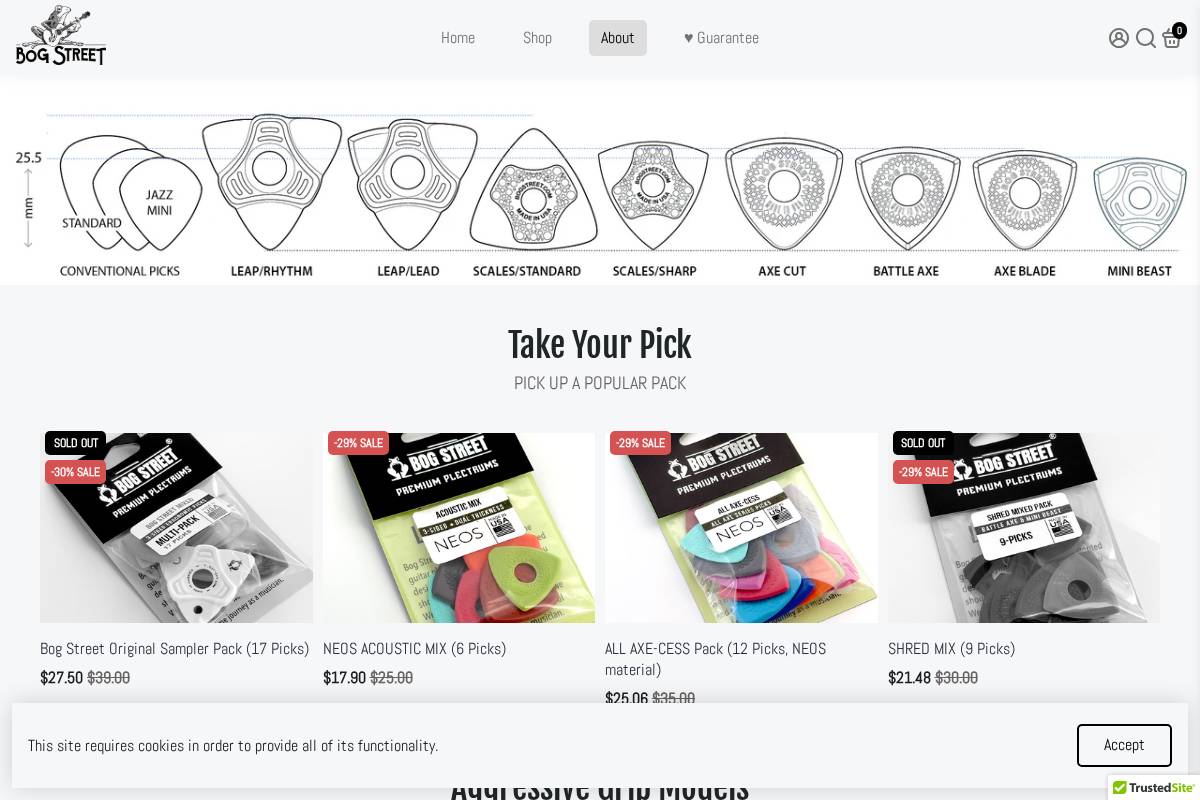 bogstreet.com homepage screenshot