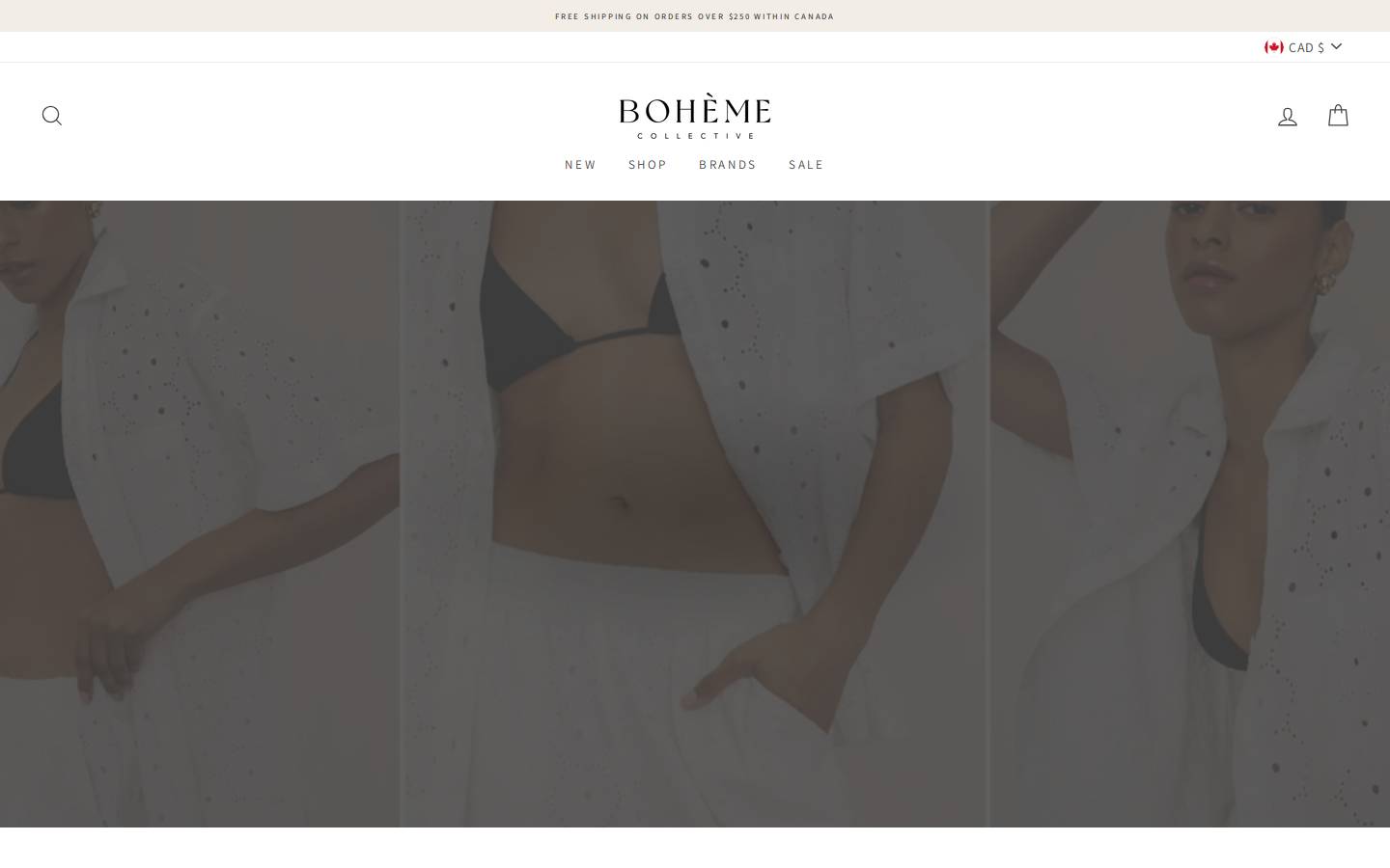 bohemecollective.ca homepage screenshot
