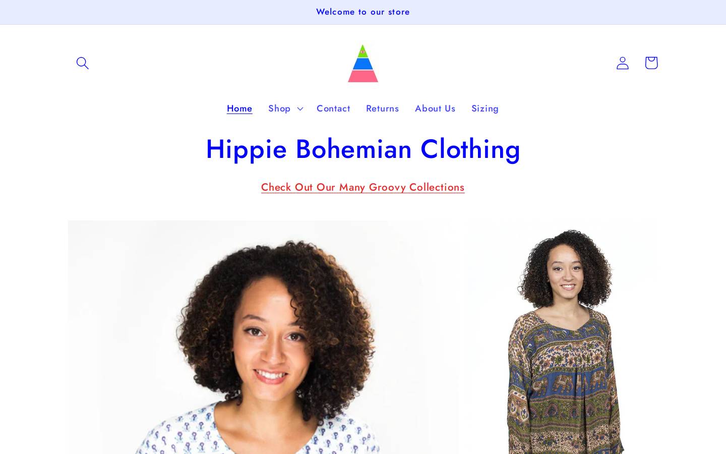 bohemiangroovebazaar.com homepage screenshot