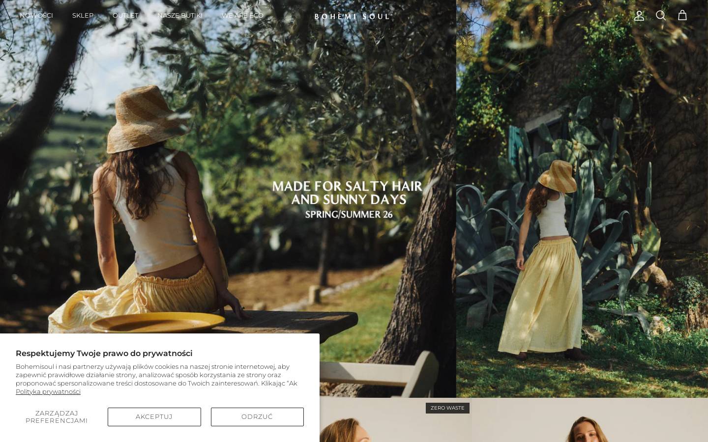 bohemisoul.com homepage screenshot