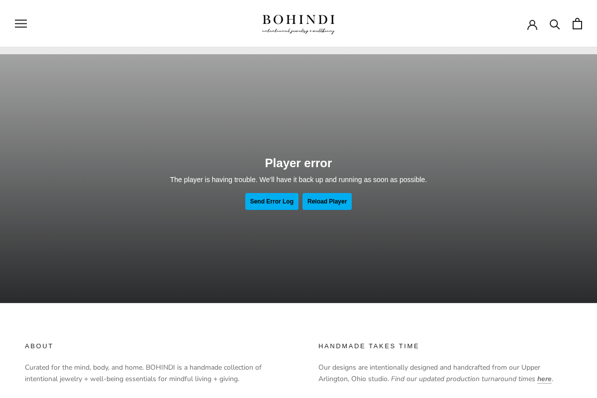 bohindi.com homepage screenshot