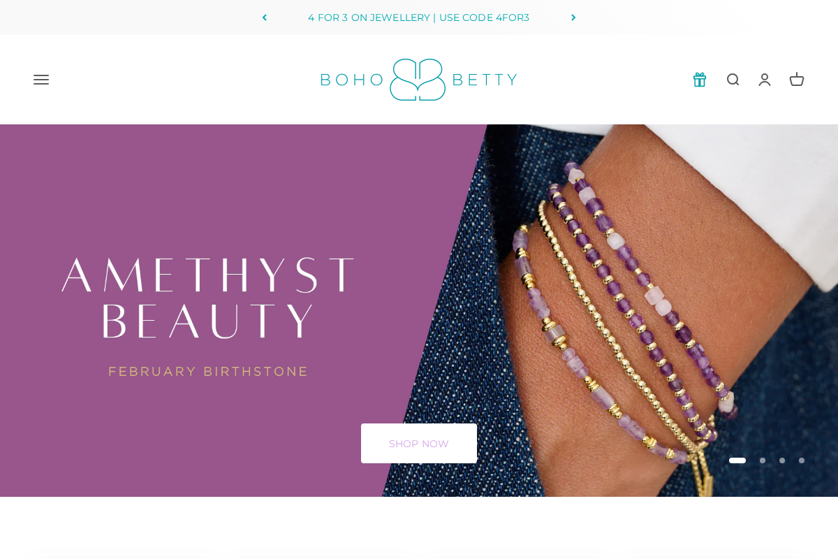 Boho Betty UK Limited homepage screenshot