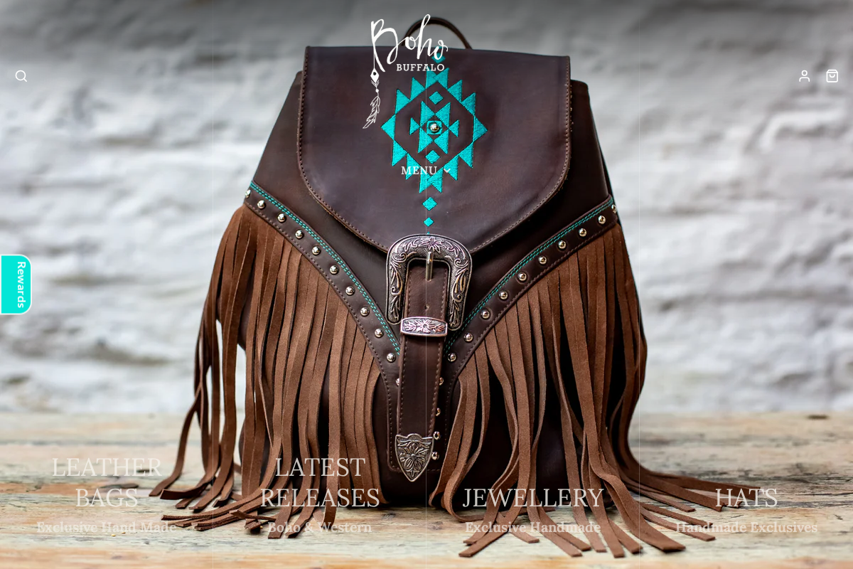 bohobuffalo.com homepage screenshot