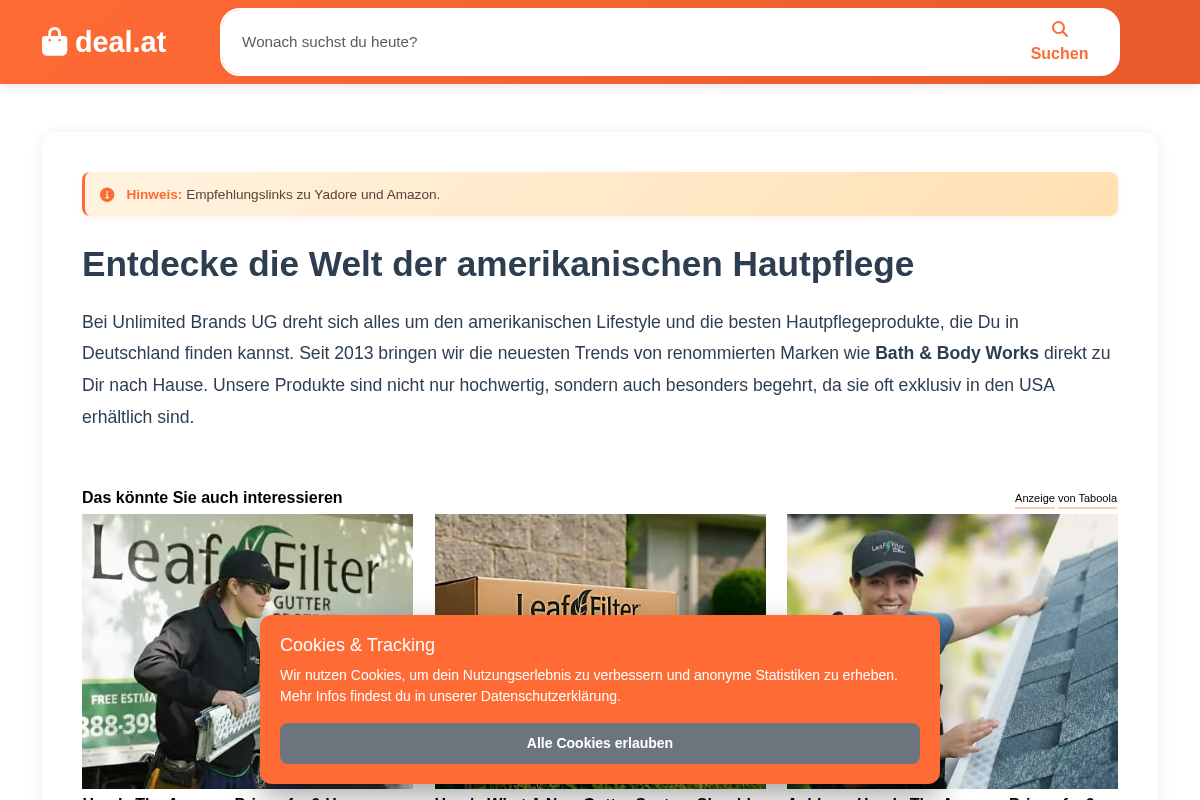 bohoheute.de homepage screenshot