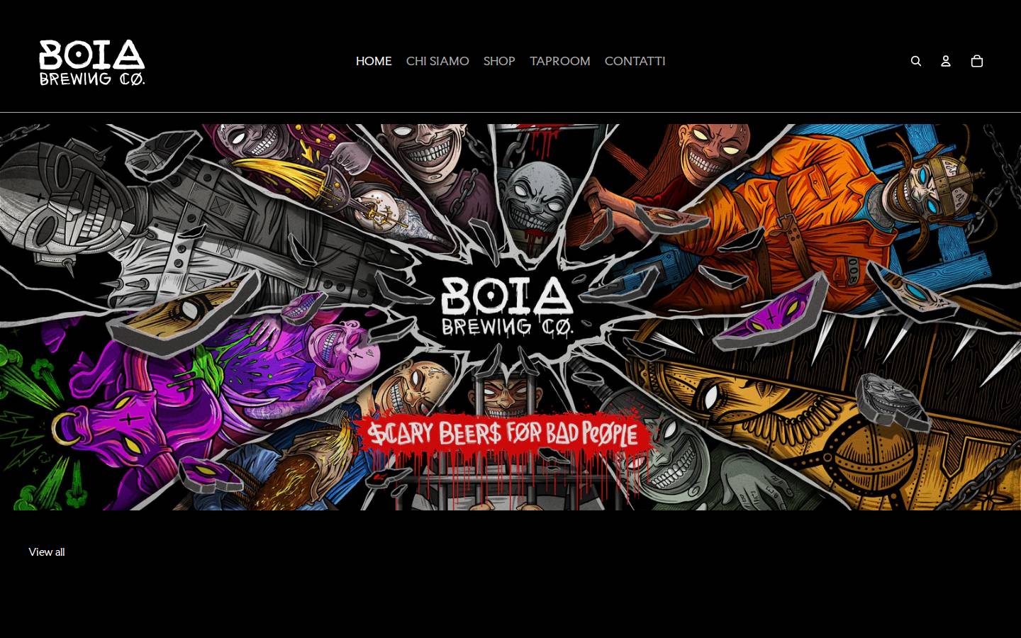 boiabrewing.it homepage screenshot