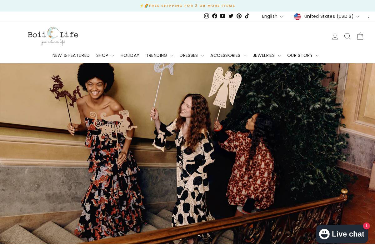 Boiilife homepage screenshot