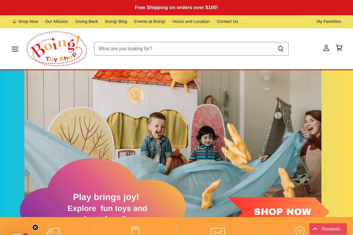 boingtoys.com homepage screenshot