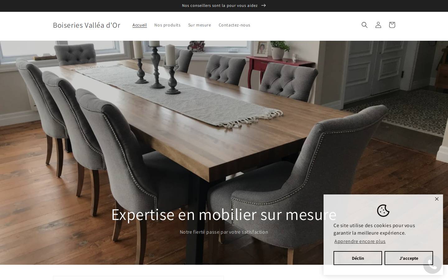 boiseriesvalleador.com homepage screenshot