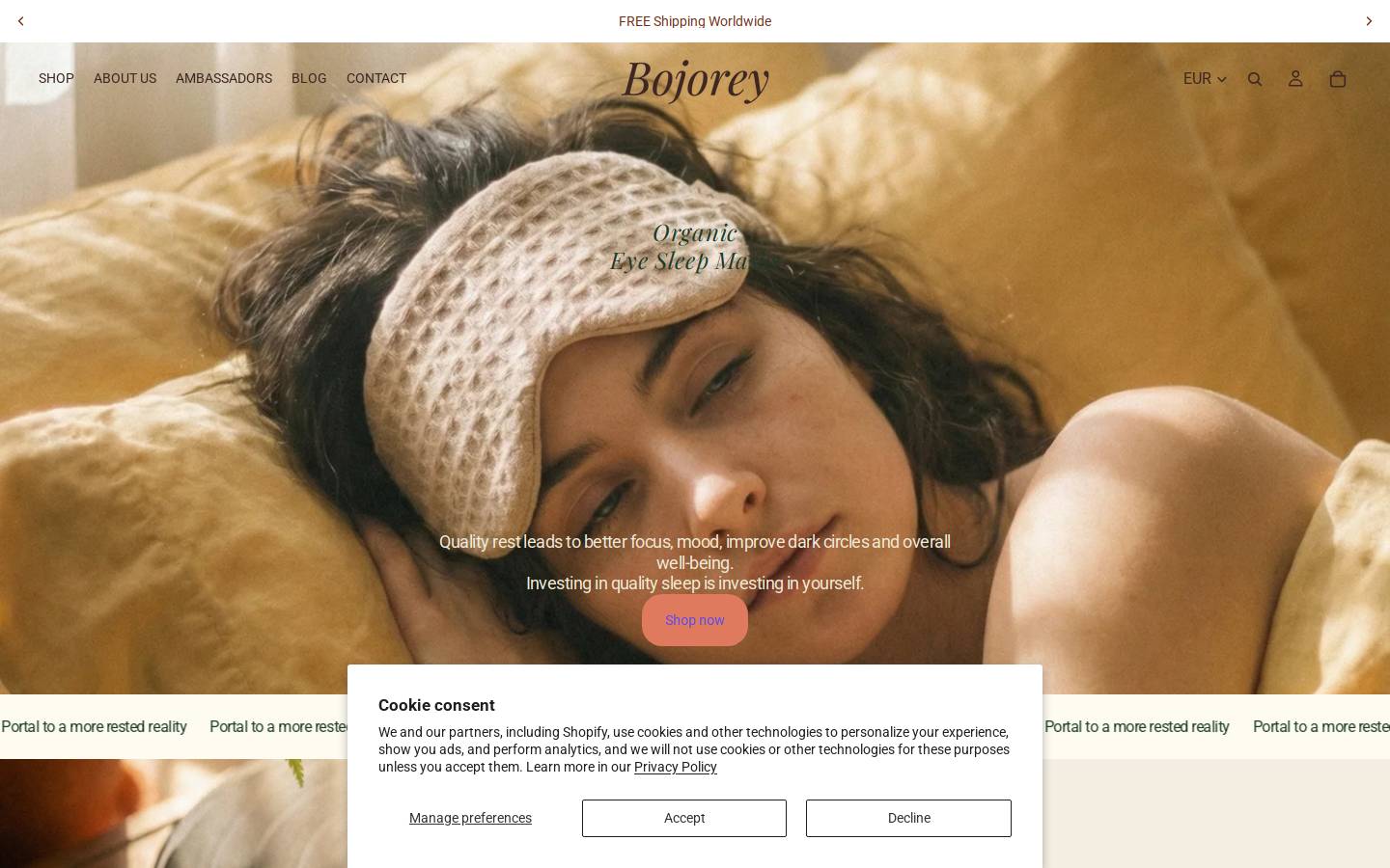 bojorey.com homepage screenshot