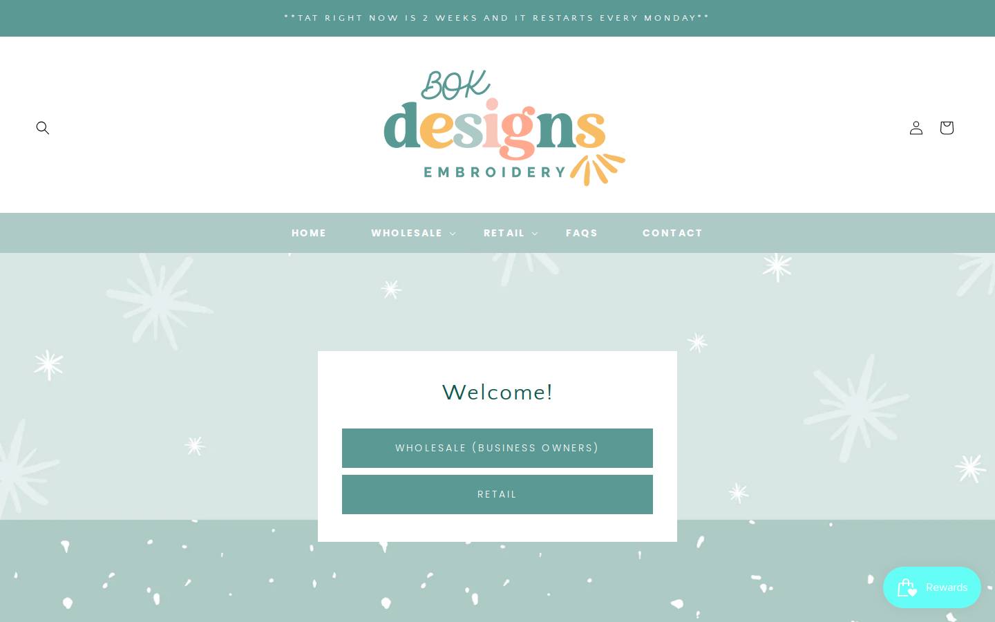 bok-designs.com homepage screenshot