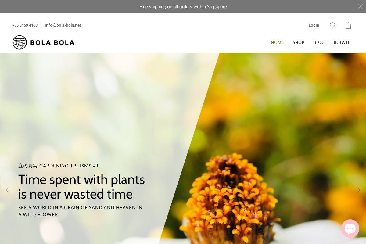 bola-bola.net homepage screenshot