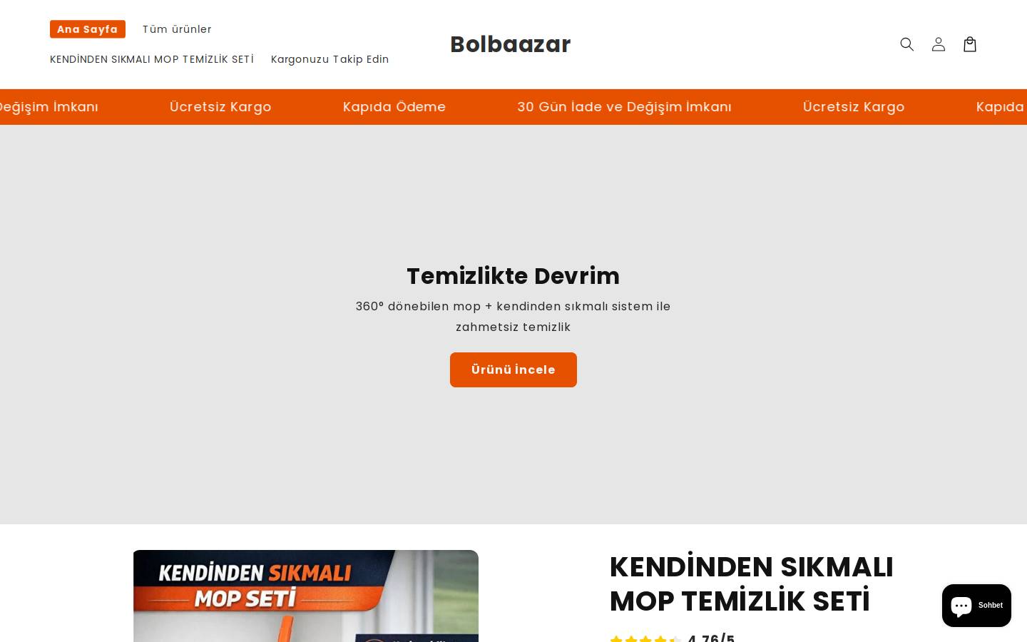 bolbaazar.com homepage screenshot