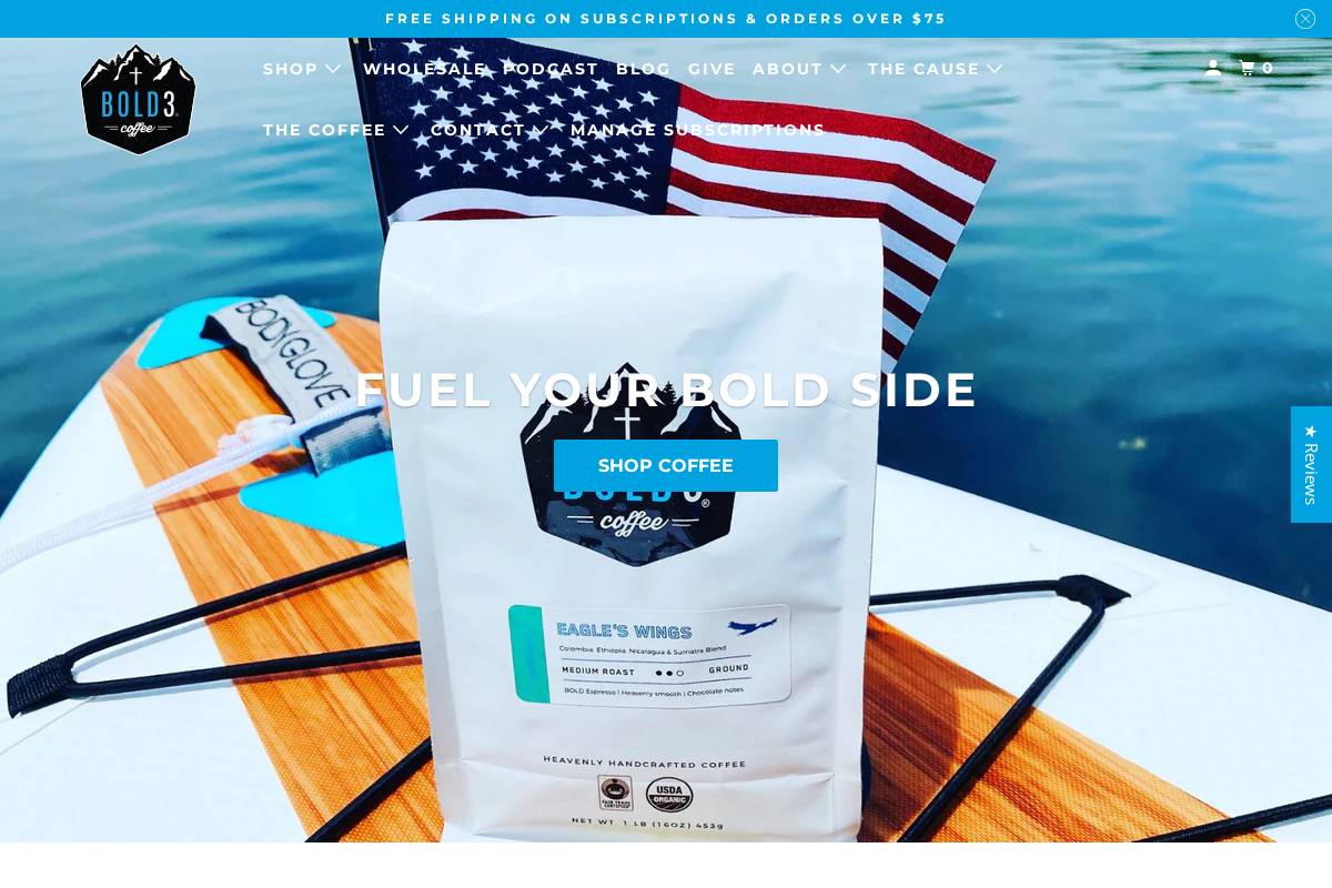 bold3.org homepage screenshot