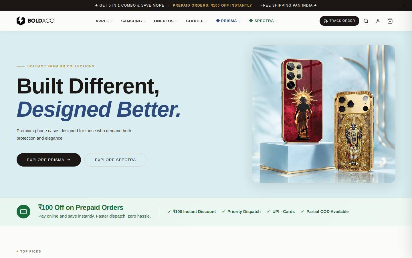 boldacc.co homepage screenshot