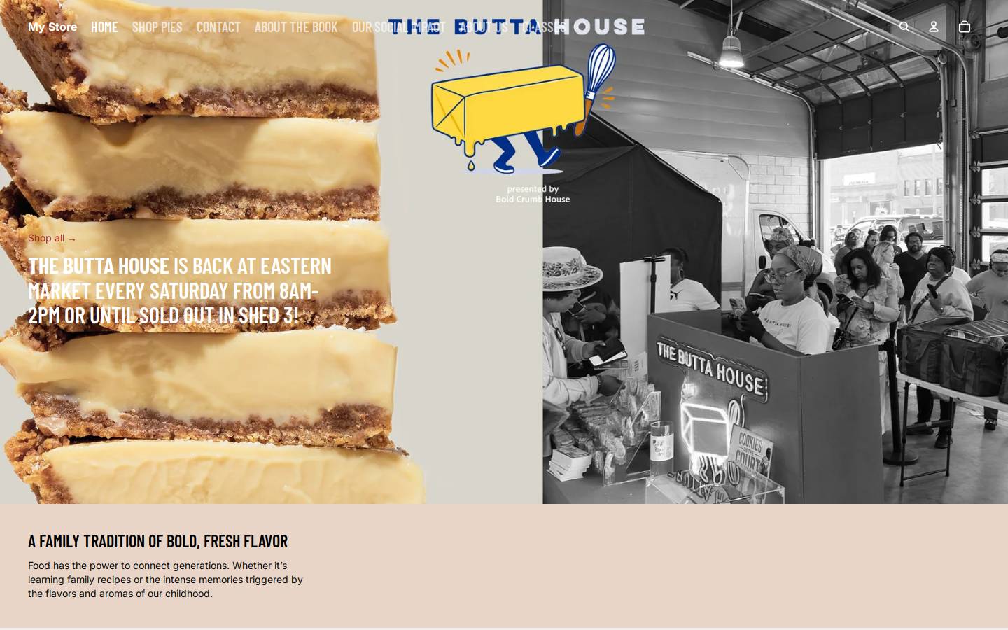 boldcrumbhouse.com homepage screenshot