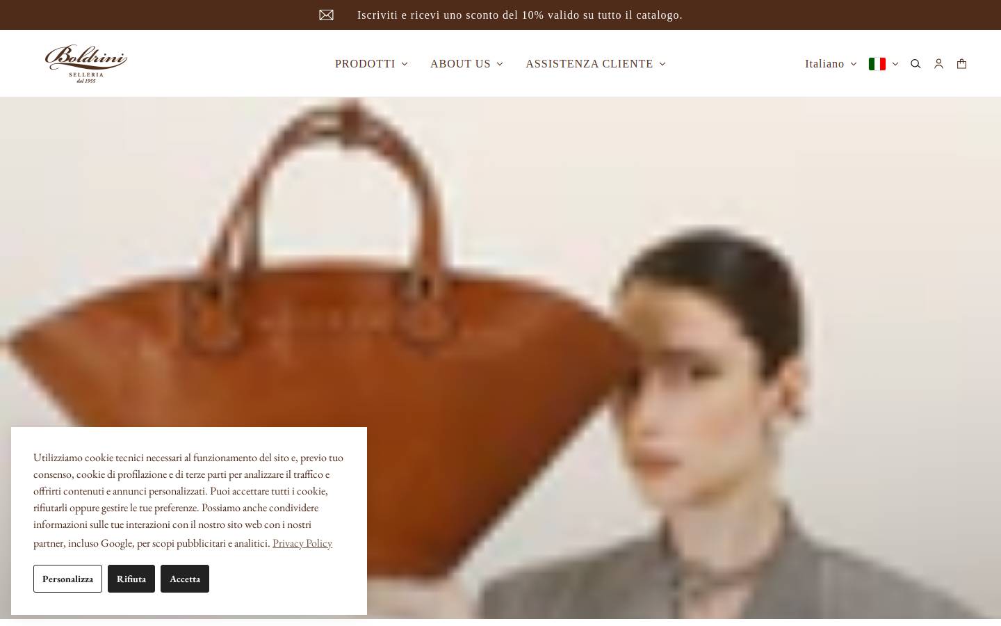 boldriniselleria.com homepage screenshot