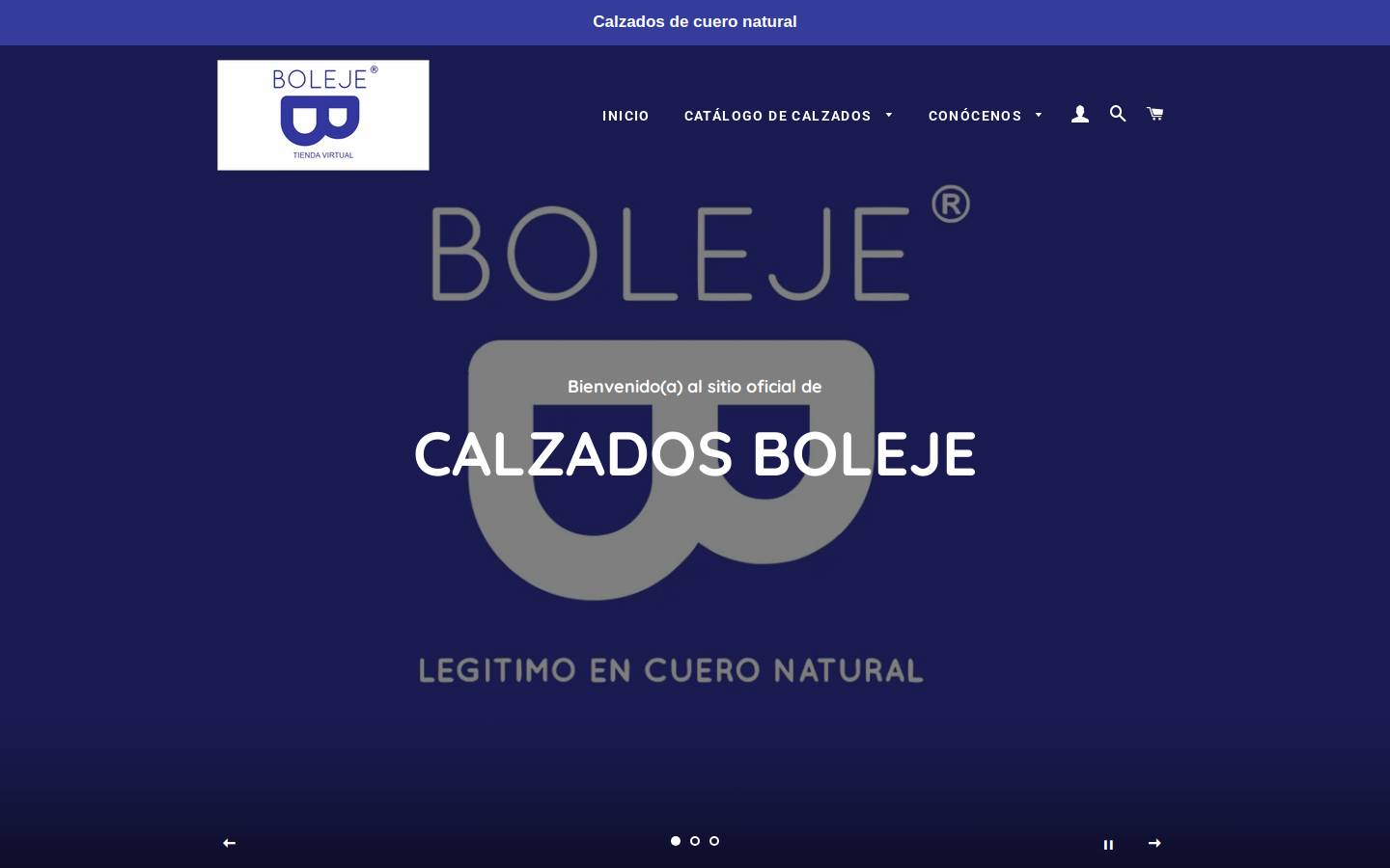 bolejestore.com homepage screenshot