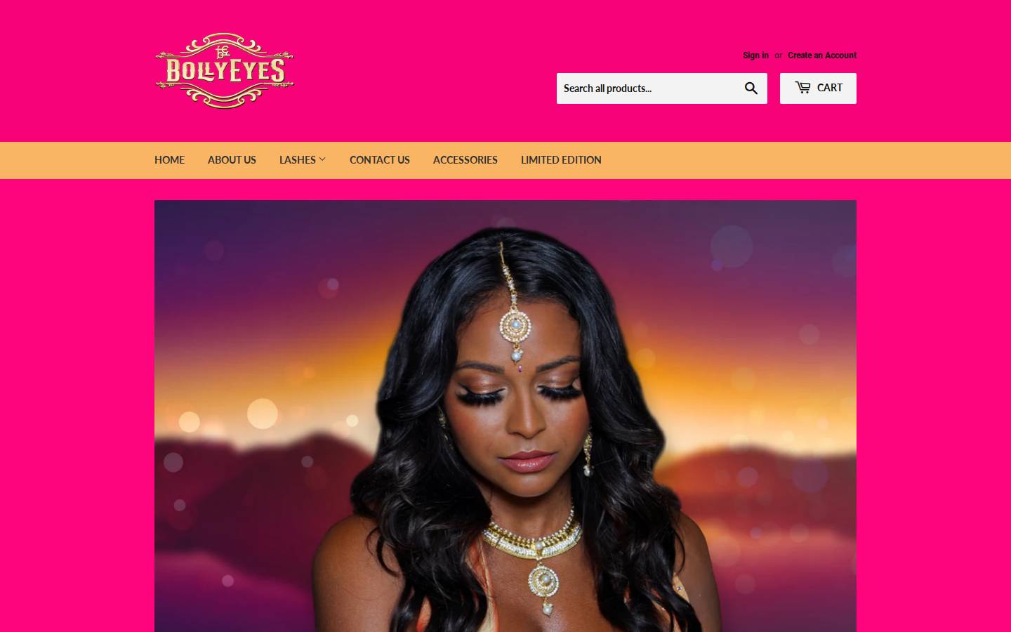bollyeyes.com homepage screenshot