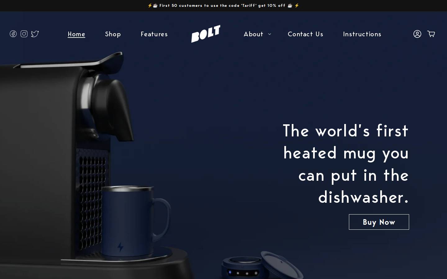 boltmug.com homepage screenshot