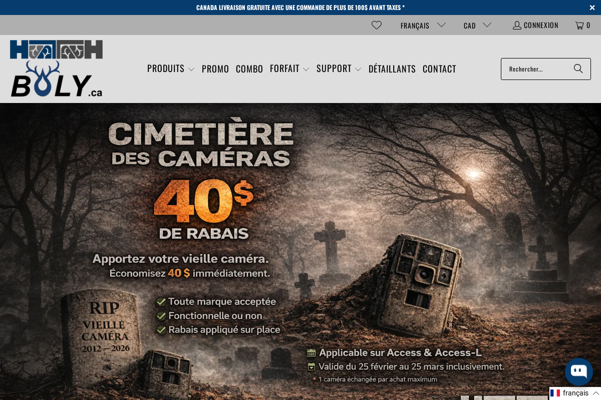 Huntdoor homepage screenshot