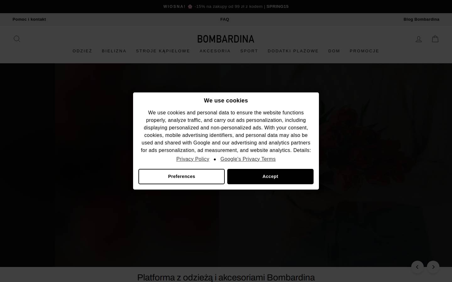 bombardina.pl homepage screenshot