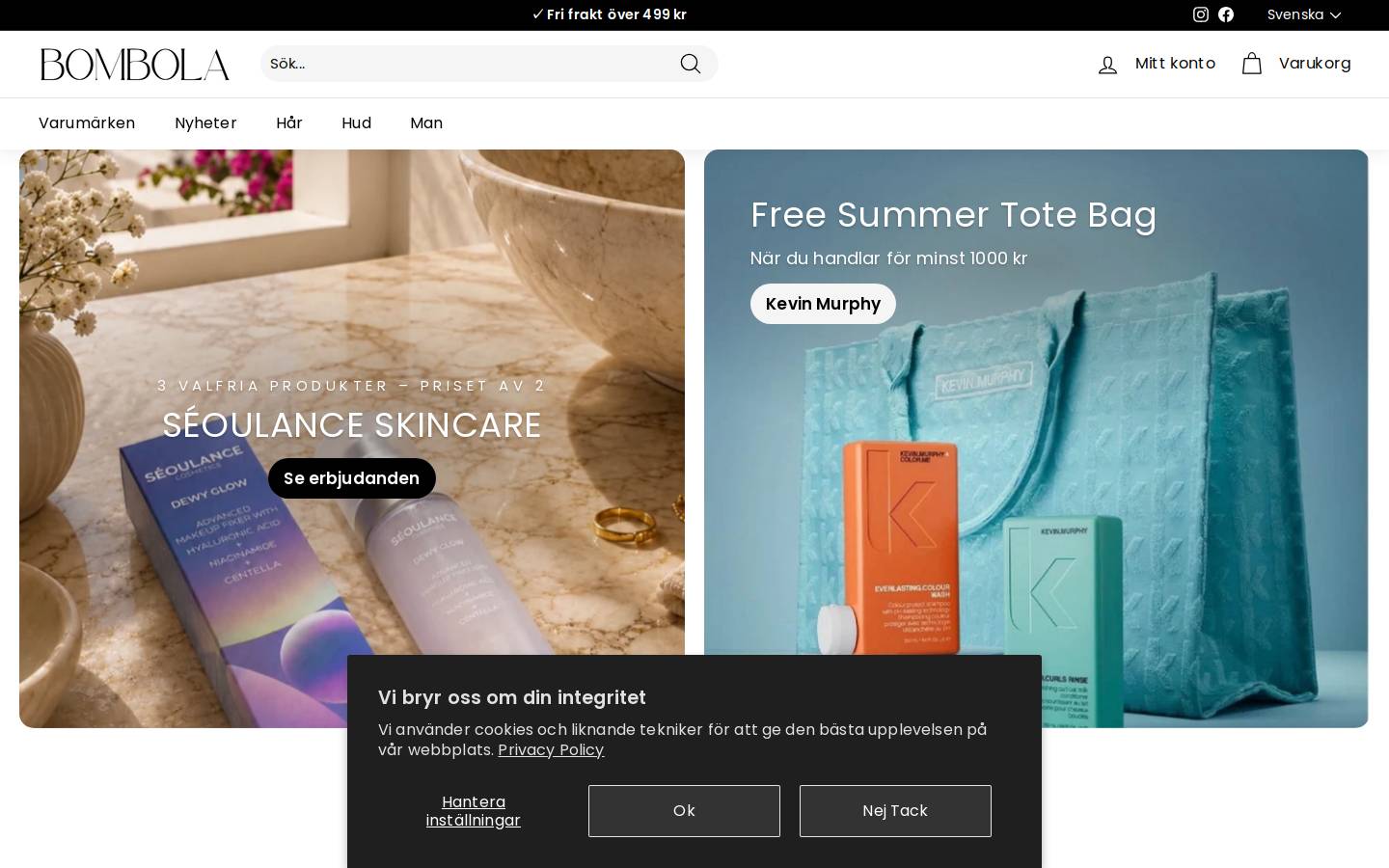 Bombola homepage screenshot