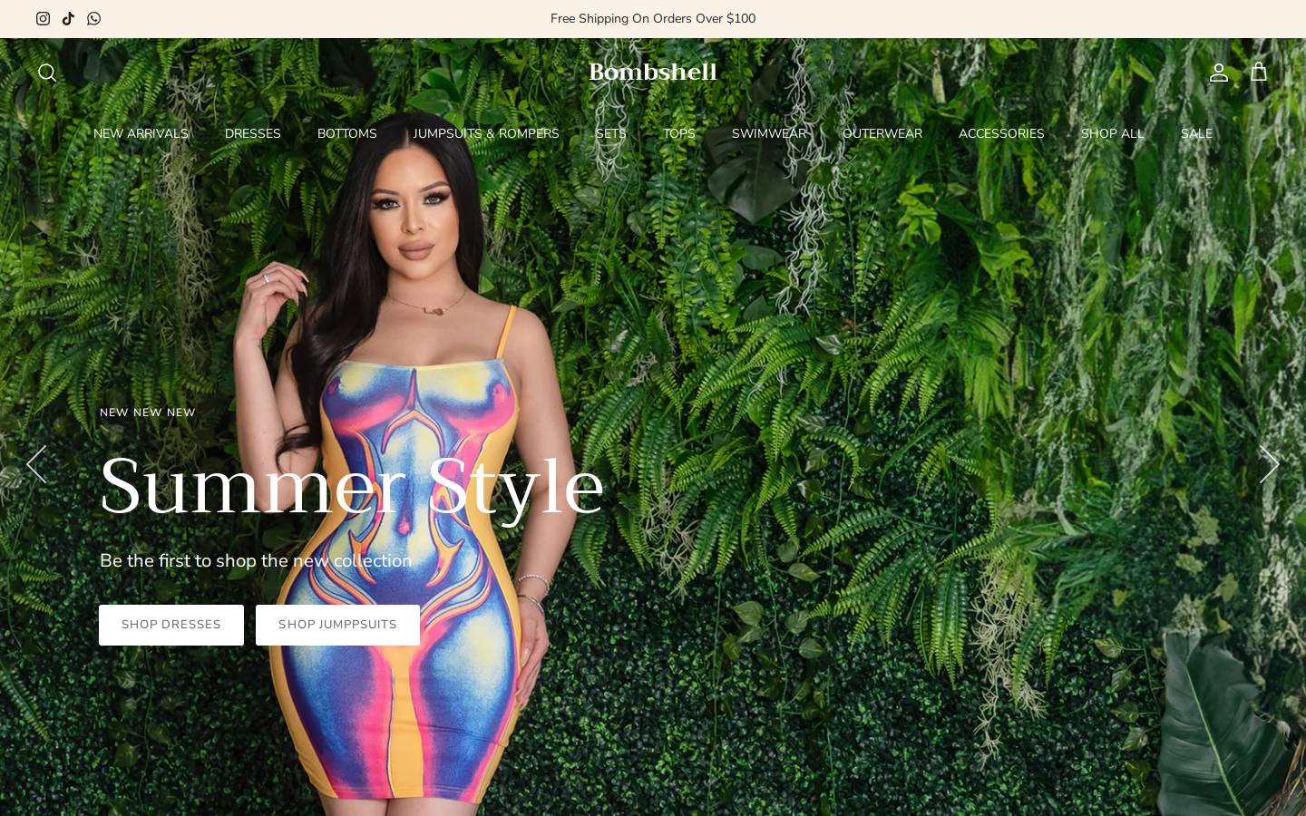 bombshellbtq.com homepage screenshot