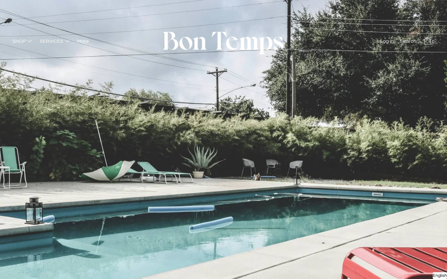 bon-temps.com homepage screenshot