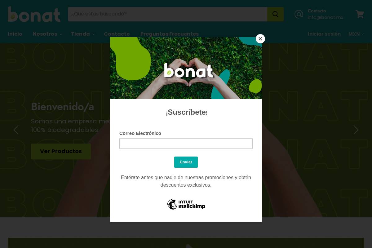 bonat.com.mx homepage screenshot