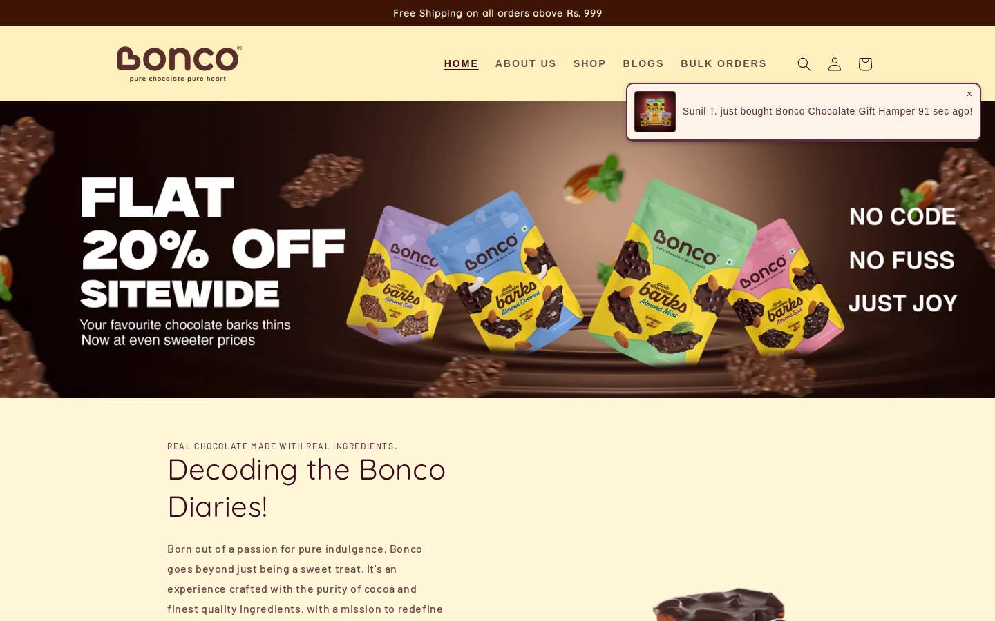bonco.in homepage screenshot