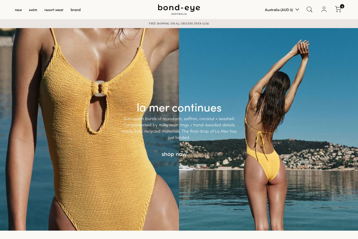 bond-eye.com.au homepage screenshot