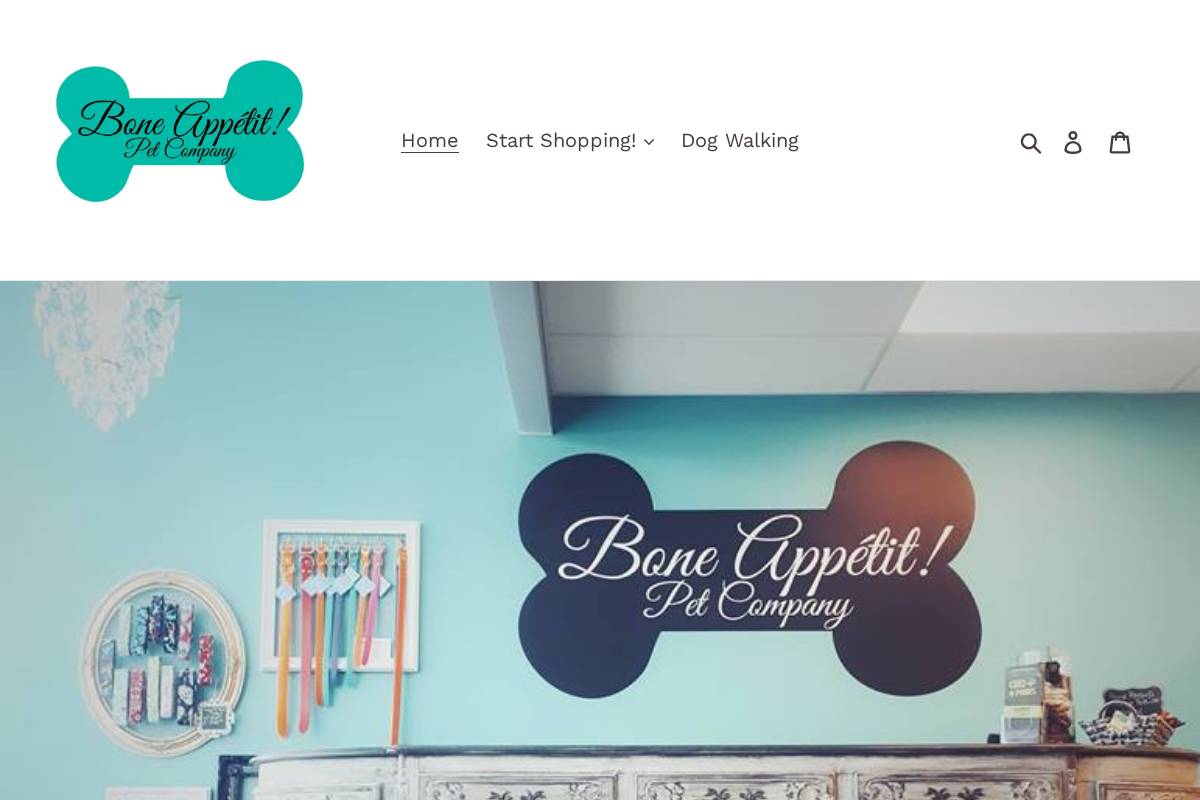 boneappetitpet.ca homepage screenshot