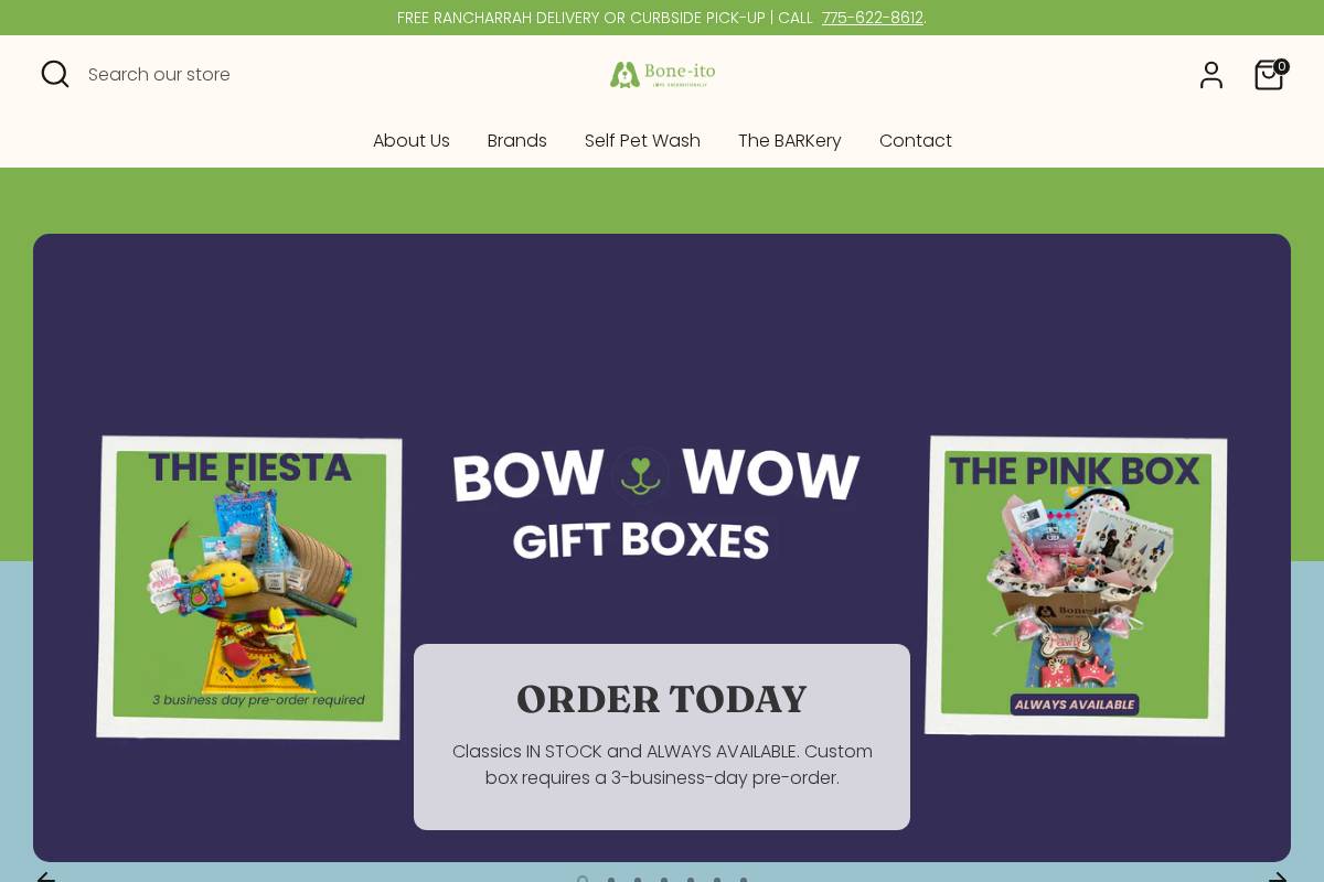 boneito.com homepage screenshot